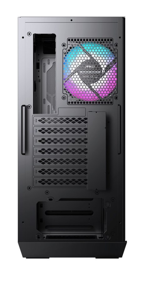 Obudowa komputerowa MSI MPG GUNGNIR 110R Mid Tower Gaming Computer Case Black, USB 3.2 Gen2 Type C, 4x 120mm ARGB Fan, Mystic Li