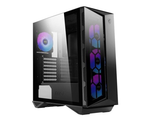 Obudowa komputerowa MSI MPG GUNGNIR 110R Mid Tower Gaming Computer Case Black, USB 3.2 Gen2 Type C, 4x 120mm ARGB Fan, Mystic Li