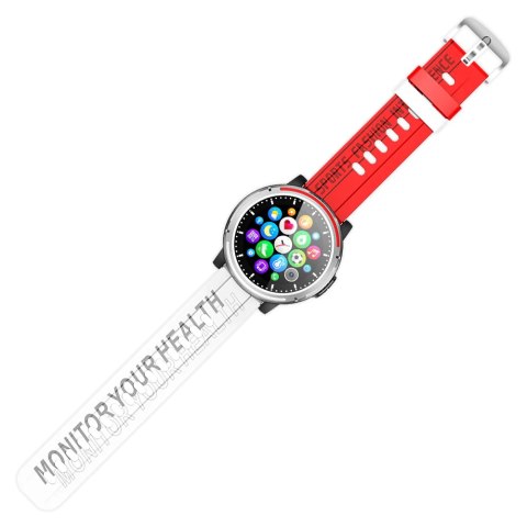 Smartwatch Kumi M1 czerwony