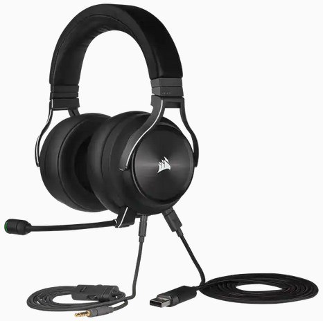 Corsair VIRTUOSO RGB Wireless XT Zestaw słuchawkowy Przewodowy i Bezprzewodowy Opaska na głowę Bluetooth Czarny