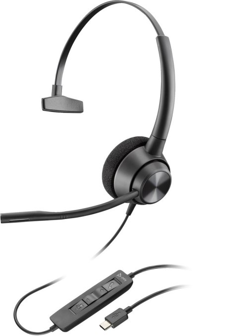 Poly EncorePro 310 USB-C Monoaural Headset TAA