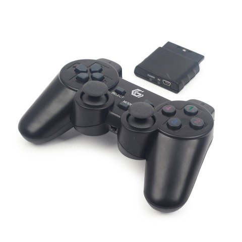 Gembird JPD-WDV-01 kontroler gier Czarny RF Gamepad PC, Playstation 2, Playstation 3