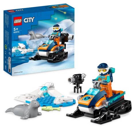 LEGO CITY 60376 SKUTER ŚNIEŻNY BADACZA ARKTYKI