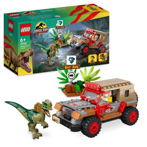 LEGO JURASSIC WORLD 76958 ZASADZKA NA DILOFOZAURA