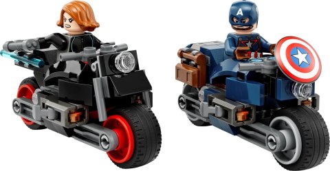 LEGO MARVEL 76260 MOTOCYKLE CZARNEJ WDOWY I KAPITANA AMERYKI