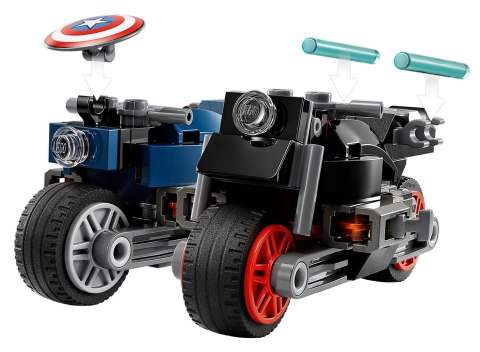 LEGO MARVEL 76260 MOTOCYKLE CZARNEJ WDOWY I KAPITANA AMERYKI