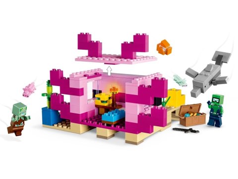 LEGO MINECRAFT 21247 DOM AKSOLOTLA