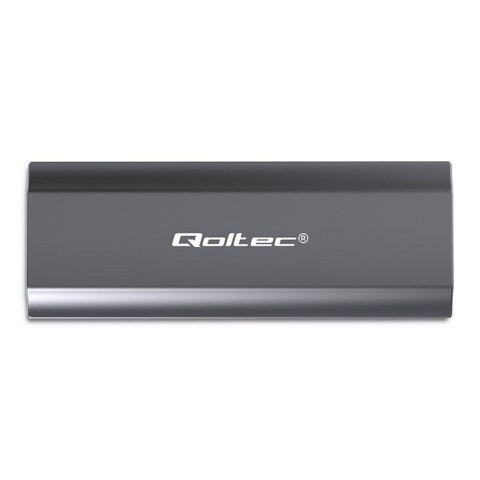 Qoltec 52271 Obudowa | kieszeń NV2271 na dysk M.2 SSD | SATA | NVMe | USB-C | 2TB