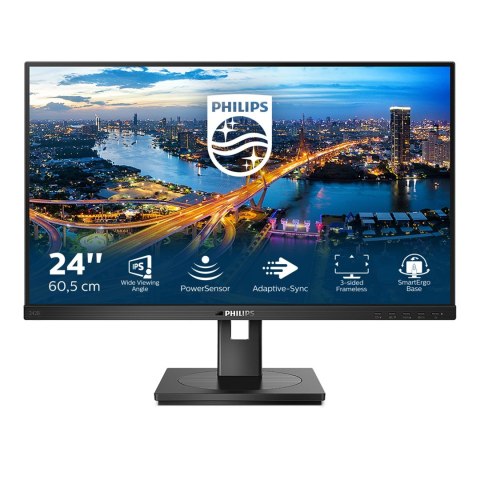 Philips B Line 242B1/00 LED display 60,5 cm (23.8") 1920 x 1080 px Full HD Czarny Philips B Line 242B1/00 LED display 60,5 cm (23.8") 1920 x 1080 px Full HD Czarny