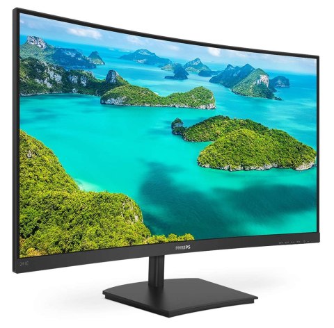 Philips E Line 241E1SCA/00 monitor komputerowy 59,9 cm (23.6") 1920 x 1080 px Full HD LCD Czarny