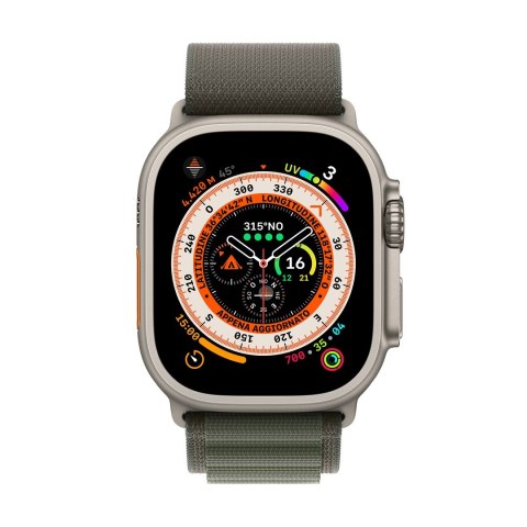 SMARTWATCH ULTRA 49MM GPS/TITANIUM/GREEN MNHJ3 APPLE