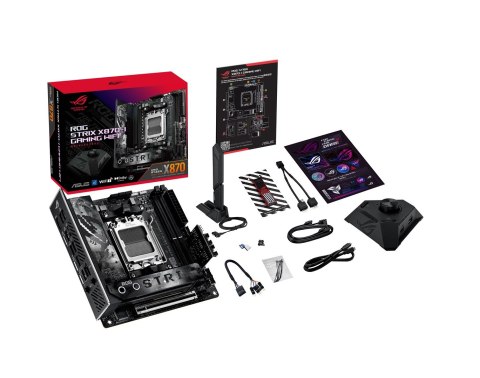 ASUS ROG STRIX X870-I GAMING WIFI AMD X870 Gniazdo AM5 mini ITX ASUS ROG STRIX X870-I GAMING WIFI AMD X870 Gniazdo AM5 mini ITX