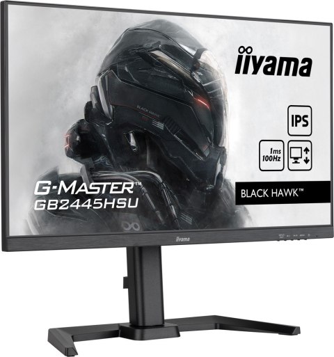 Iiyama G-MASTER GB2445HSU-B1 monitor komputerowy 61 cm (24") 1920 x 1080 px Full HD LED Czarny