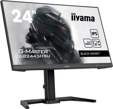 Iiyama G-MASTER GB2445HSU-B1 monitor komputerowy 61 cm (24") 1920 x 1080 px Full HD LED Czarny