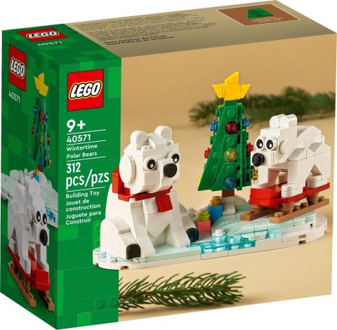 LEGO Okolicznościowe 40571 Zimowe niedźwiedzie polarne