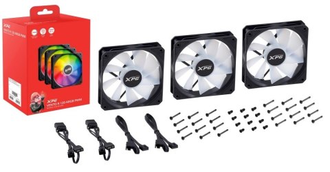 XPG VENTO R 120 ARGB PWM Obudowa komputera Wentylator 12 cm Czarny 1 szt. XPG VENTO R 120 ARGB PWM Obudowa komputera Wentylator 12 cm Czarny 1 szt.