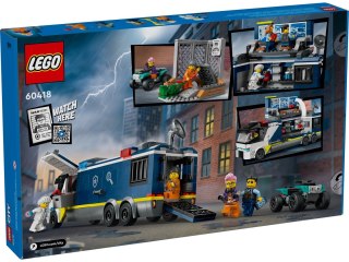 LEGO CITY 60418 POLICYJNA CIĘŻARÓWKA Z LABORATORIUM KRYMINALNYM