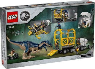 LEGO JURASSIC WORLD 76966 Dinomisje: ciężarówka do transportu allozaura