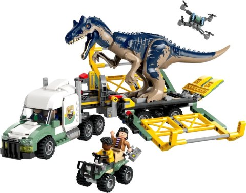 LEGO JURASSIC WORLD 76966 Dinomisje: ciężarówka do transportu allozaura