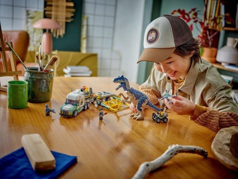 LEGO JURASSIC WORLD 76966 Dinomisje: ciężarówka do transportu allozaura