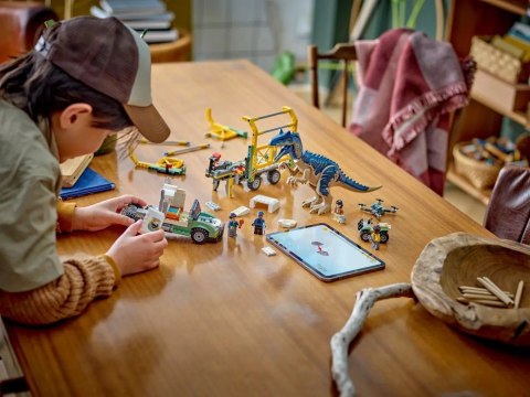 LEGO JURASSIC WORLD 76966 Dinomisje: ciężarówka do transportu allozaura