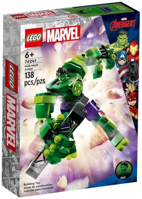 LEGO SUPER HEROES 76241 MECHANICZNA ZBROJA HULKA