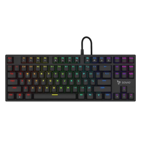 Savio Tempest x2 Klawiatura mechaniczna RGB, Outemu BROWN