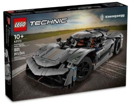 LEGO TECHNIC 42173 Szary hipersamochód Koenigsegg Jesko Absolut