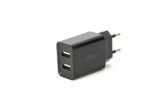 CHARGER USB UNIVERSAL BLACK/2PORT EG-U2C2A-03-BK GEMBIRD