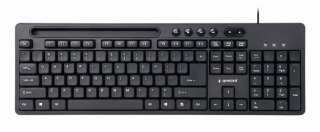 KEYBOARD MULTIMEDIA USB ENG/BLACK KB-UM-108 GEMBIRD