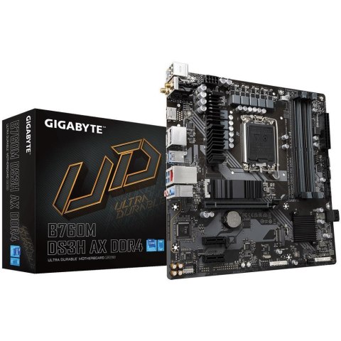 PŁYTA GŁÓWNA GIGABYTE B760 S1700 MATX/B760M DS3H AX DDR4