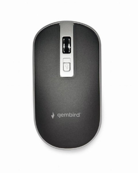 MOUSE USB OPTICAL WRL BLACK/SILVER MUSW-4B-06-BS GEMBIRD