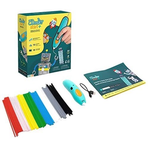 3DOODLER START PLUS DŁUGOPIS DO DRUKU 3D DLA DZIECI 6+, 2 ZESTAWY ECO-WKŁADÓW, SPLUS