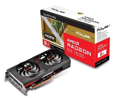 Karta Graficzna SAPPHIRE PULSE AMD Radeon RX 7600 GAMING OC 8G