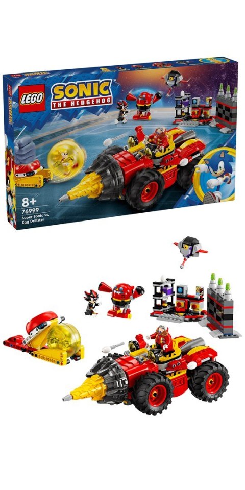 LEGO SONIC THE HEDGEHOG 76999 Super Sonic kontra Egg Drillster