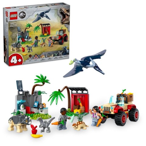 LEGO JURASSIC WORLD 76963 CENTRUM RATUNKOWE DLA MAŁYCH DINOZAURÓW