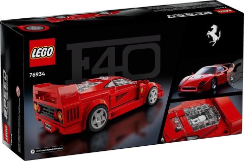 LEGO SPEED CHAMPIONS 76934 Supersamochód Ferrari F40