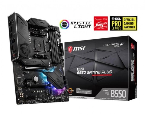 Płyta Główna MSI AMD B550 SAM4 ATX/MPG B550 GAMING PLUS