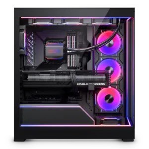 Phanteks NV5 Premium DRGB Kit + Power Hub, 3x na ramę zewnętrzną, 1x osłona płyty głównej - czarna