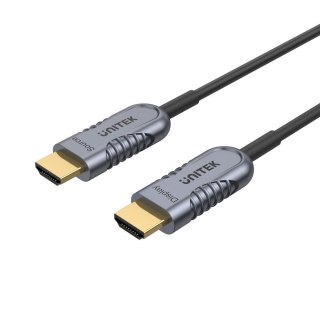 UNITEK C11028DGY kabel HDMI 10 m HDMI Typu A (Standard) Czarny, Szary