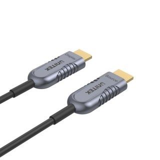 UNITEK C11028DGY kabel HDMI 10 m HDMI Typu A (Standard) Czarny, Szary