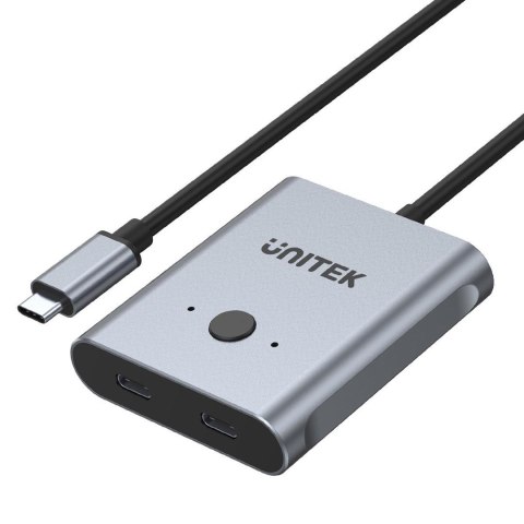 Unitek dwukierunkowy przełącznik sygnału USB-C, 2 in 1 out 4K