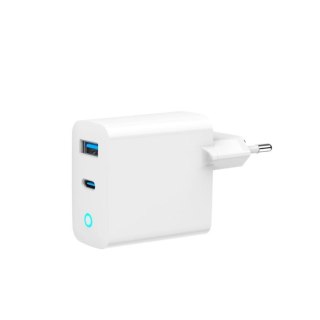 CHARGER USB 30W 2PORT/TA-UC-PDQC30L-W-01 GEMBIRD