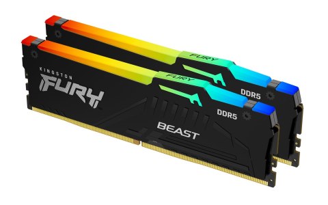 Kingston FURY DDR5 64GB (2x32GB) 6000MHz CL36 Beast Black RGB EXPO