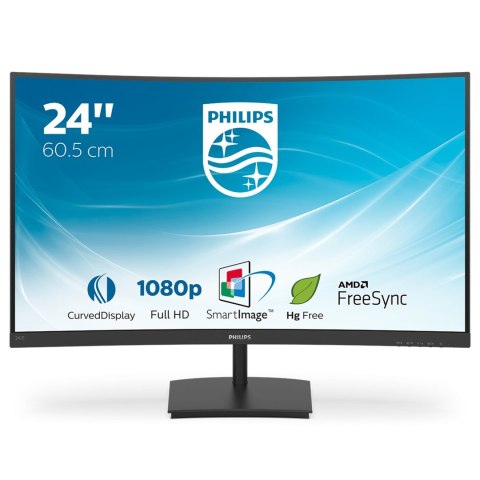 Philips E Line 241E1SC/00 LED display 59,9 cm (23.6") 1920 x 1080 px Full HD Czarny