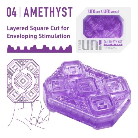 Tenga - Uniwerselna Nakładka Do Masturbacji Uni Amethyst