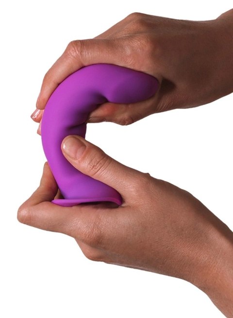 Adrien Lastic - Silikonowe Miękkie Dildo 13,5 cm Hitsens 6 Fioletowe