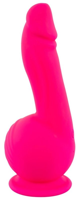 Sweet Smile - Różowy Wibrator Z Przyssawką 19 cm Powerful Vibrator