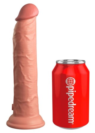 King Cock Elite - Realistyczne Silikonowe Dildo Z Przyssawką 23 CM Jasny Kolor Skóry