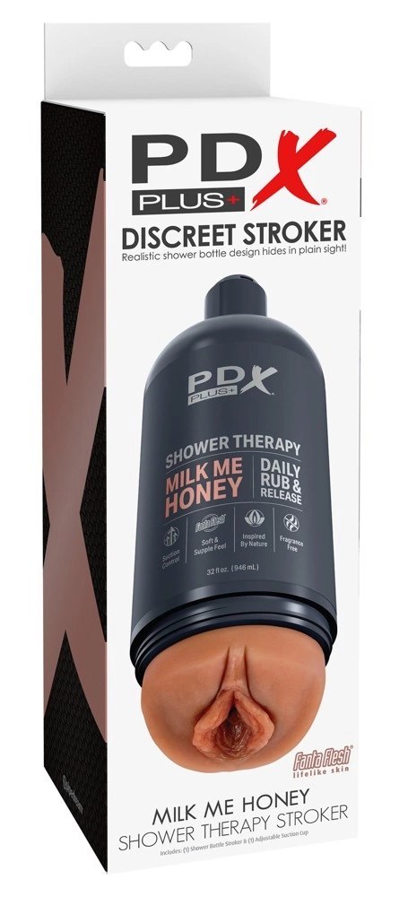 PDXP - Dyskretny Masturbator Jak Szampon Shower Shower Milk Honey Tan